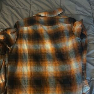 Goodfellow & Co Plaid Shirt in Orange and Black